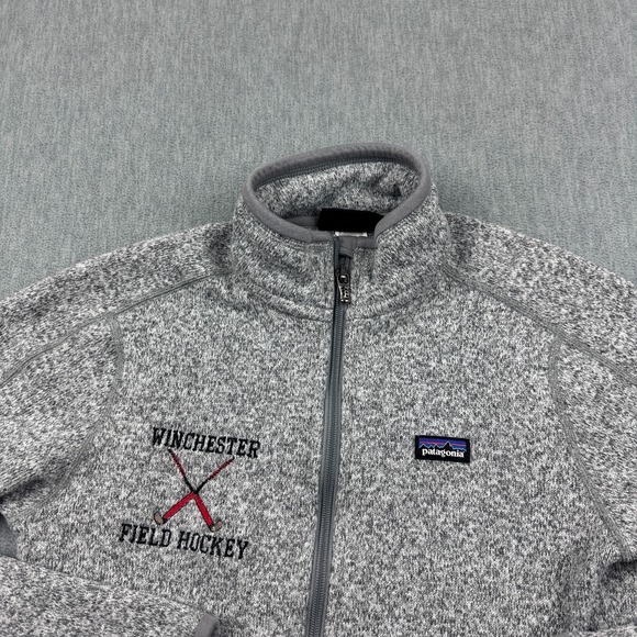 Patagonia Better Sweater Jacket‎ Womens Small Gray Full Zip Fleece Logo 25541 - Picture 2 of 11